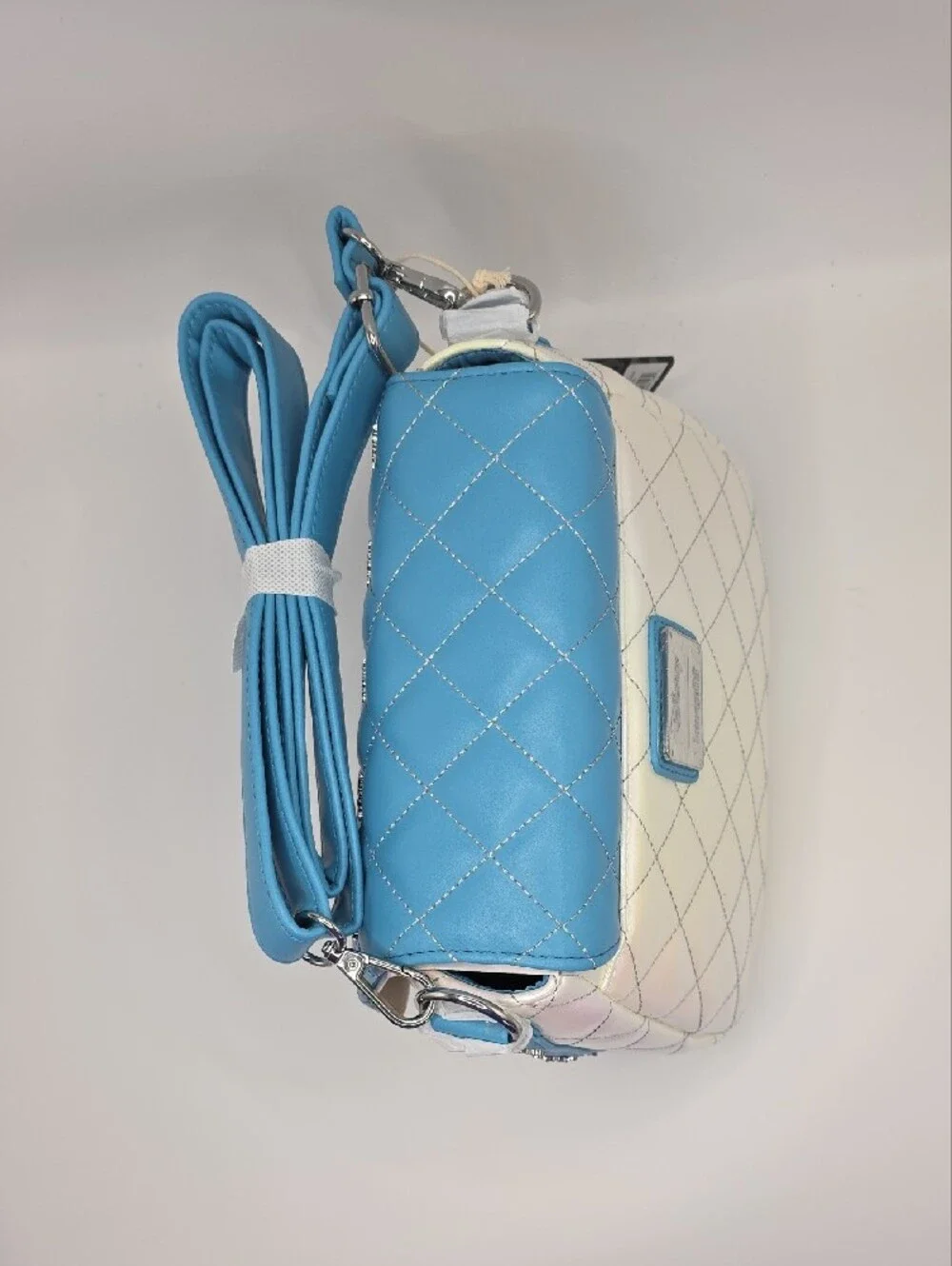Loungefly Frozen Elsa Quilted Crossbody with Star Studs